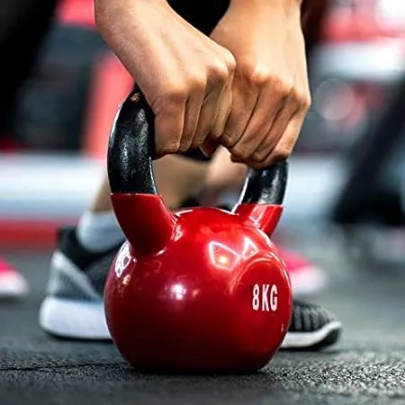 1441 Fitness Vinyl Kettlebell Set 6 to 16 KG (6 PCS Set )