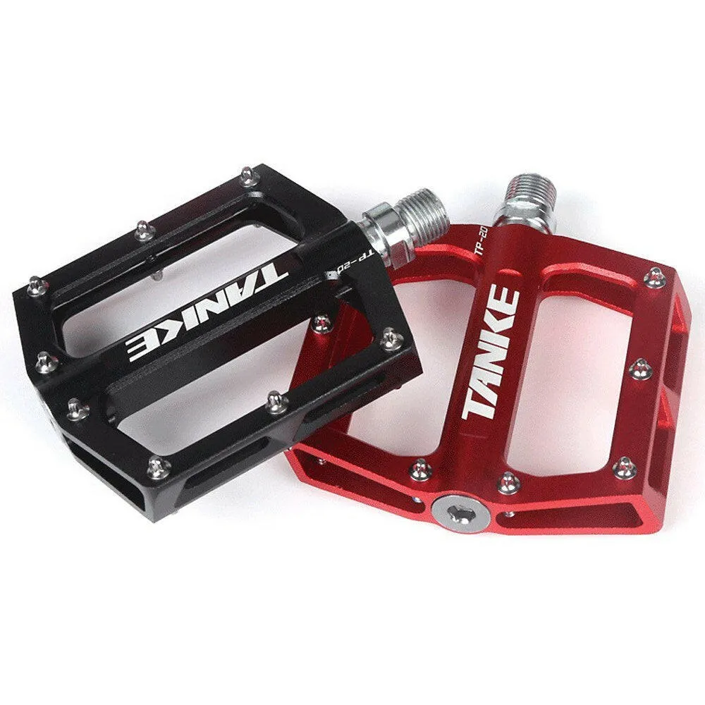 Bike Pedals Anti-Silp Aluminum MTB Pedals Bicycle Flat Pedal with Sealed Bearing for MTB Mountain Road Bicycle Folding Bike