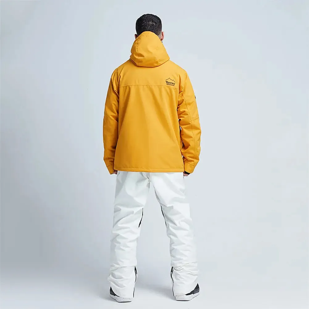Hotian Breathable Men Ski Snowboarding Cargo Jacket