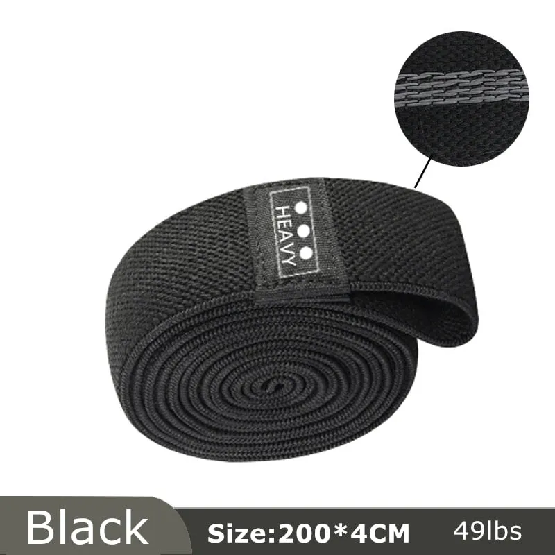 Long Resistance Loop Band Set Unisex Fitness Yoga